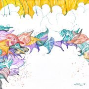 Leaves-III painting