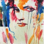 She-I, water Color on Paper