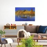 Banaras ghat - Landscape Painting